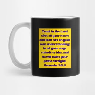 Bible Verse Proverbs 3:5-6 Mug